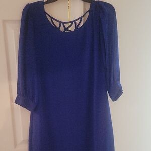 Body Central Royal Blue Mini Dress